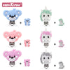 Silicone Teether Beads Clips Food Grade Cartoon Animals