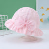 Cute Bows Kids Hat Children Girl Bucket Cap