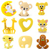 Baby Animal Silicone Teethers Dog Dinosaur Koala Baby Teething Product