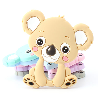 Baby Animal Silicone Teethers Dog Dinosaur Koala Baby Teething Product