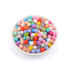 Lofca 9mm 100pcs Silicone Teething Beads Teether Baby Nursing