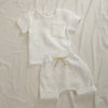 Organic Cotton Baby Clothes Set Summer Casual Tops Shorts For Boys Girls