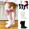 Winter Autumn Baby Girls Christmas Socks Bowknot Kids Knee