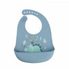 Waterproof Soft Baby Silicone Bibs Cute Cartoon Printed Kids