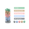 Lofca 9mm 100pcs Silicone Teething Beads Teether Baby Nursing