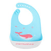 Waterproof Soft Baby Silicone Bibs Cute Cartoon Printed Kids